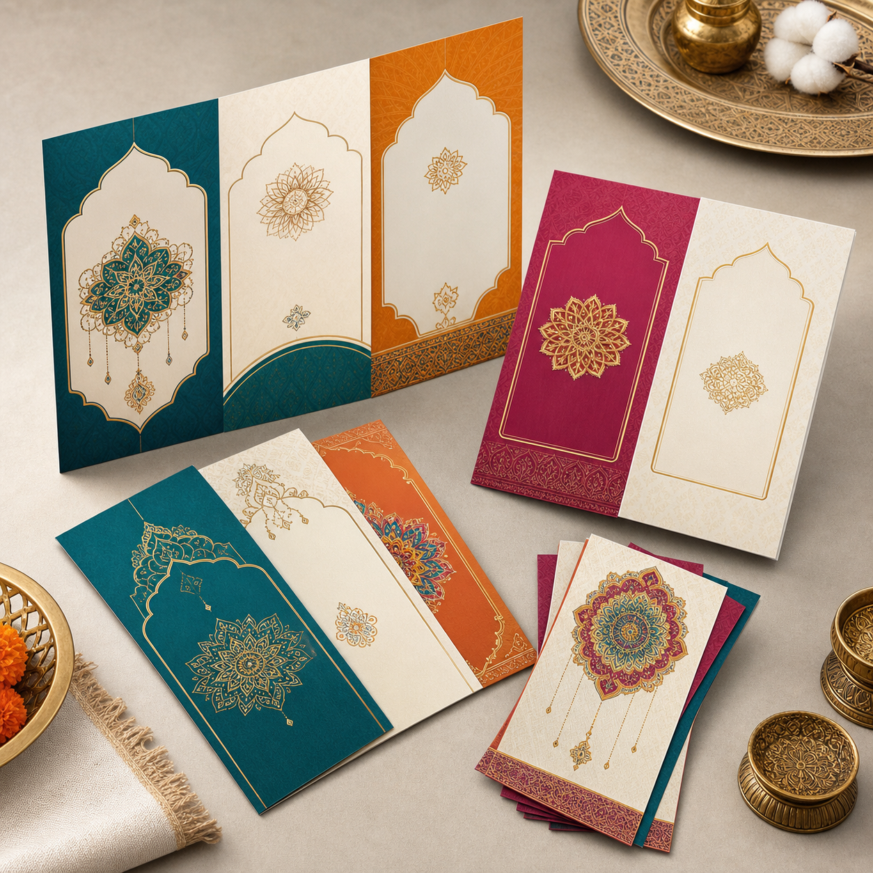 Indian ethnic brochures and flyers print sample by Samayam Print House