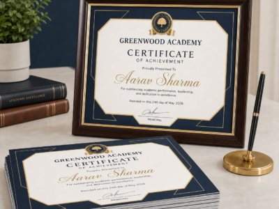 Certificates product preview
