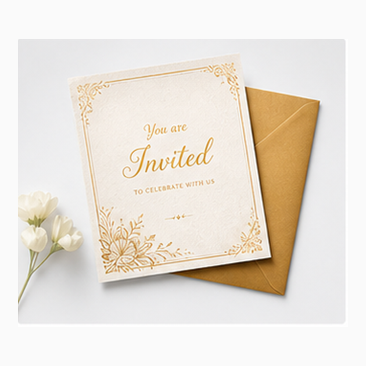 Wedding Invitations mockup