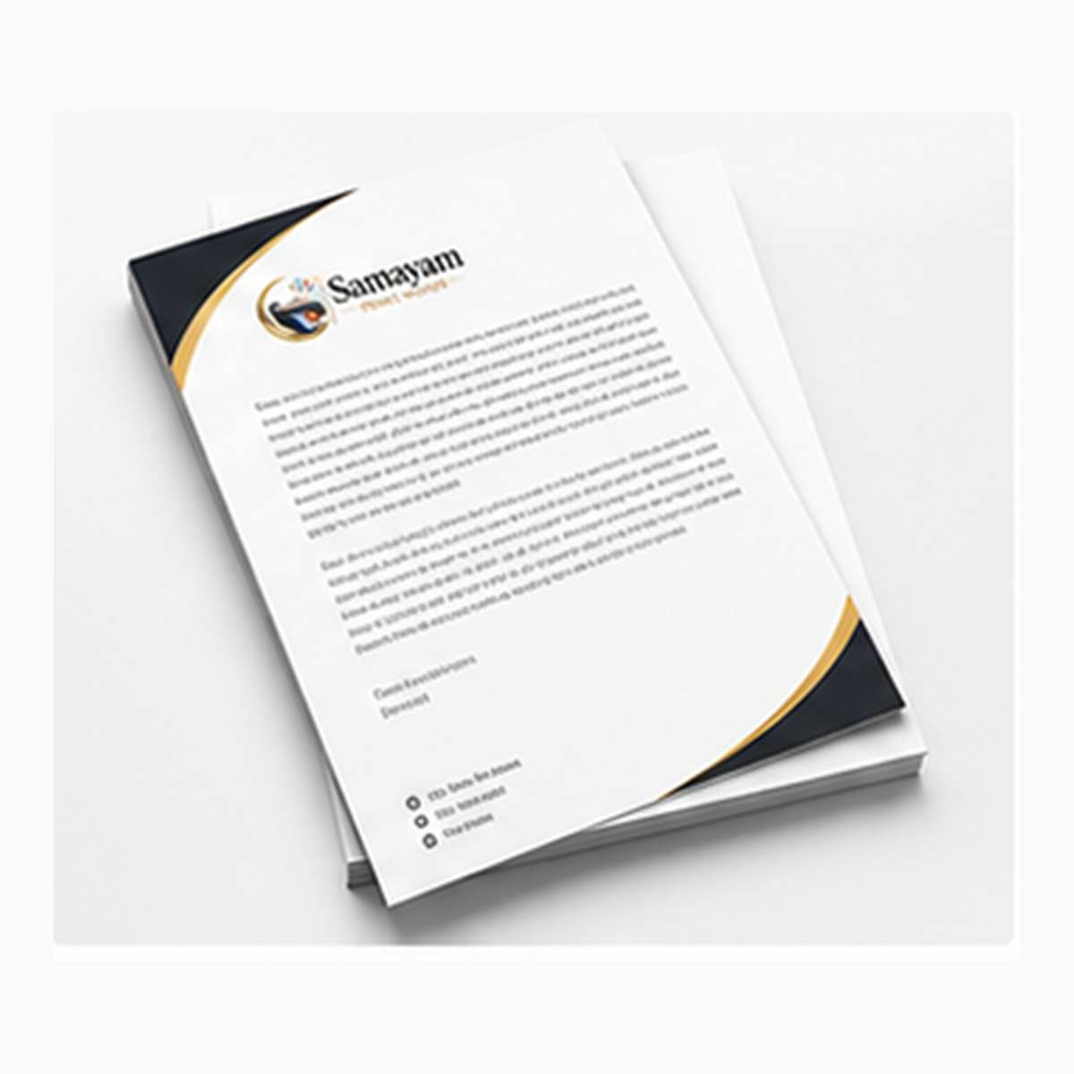 Letterheads mockup