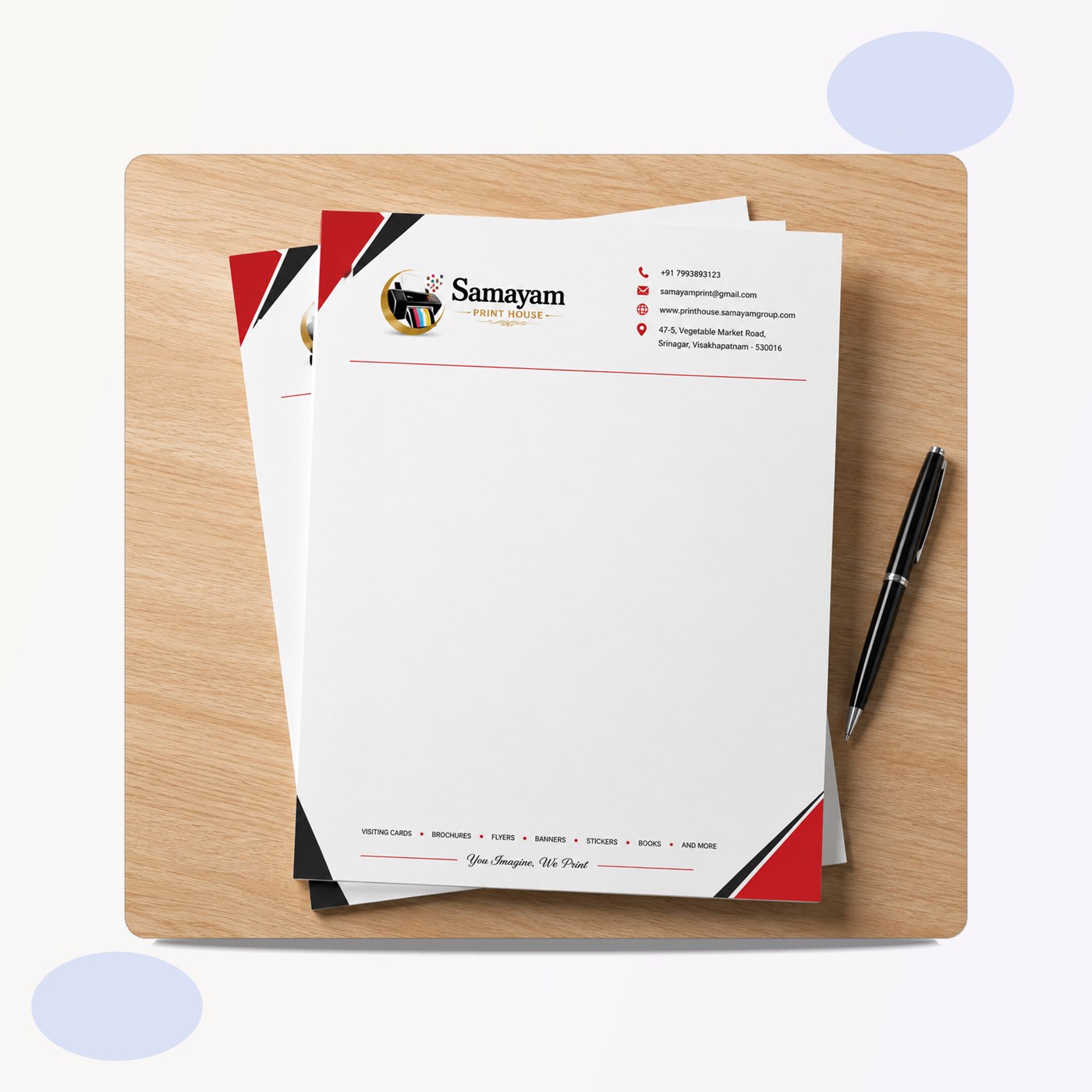 Letterheads supporting product image 1