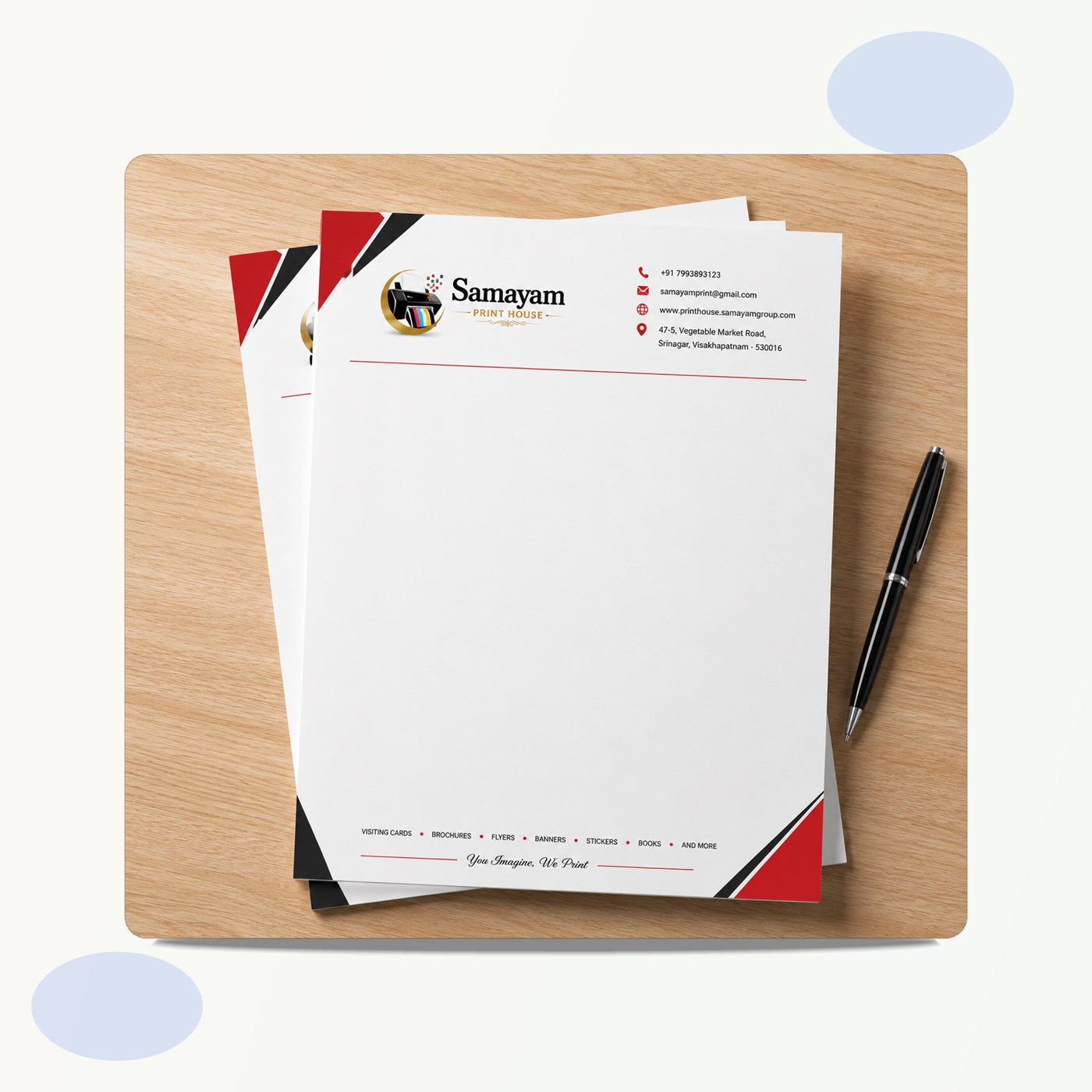 Letterheads supporting product image 2