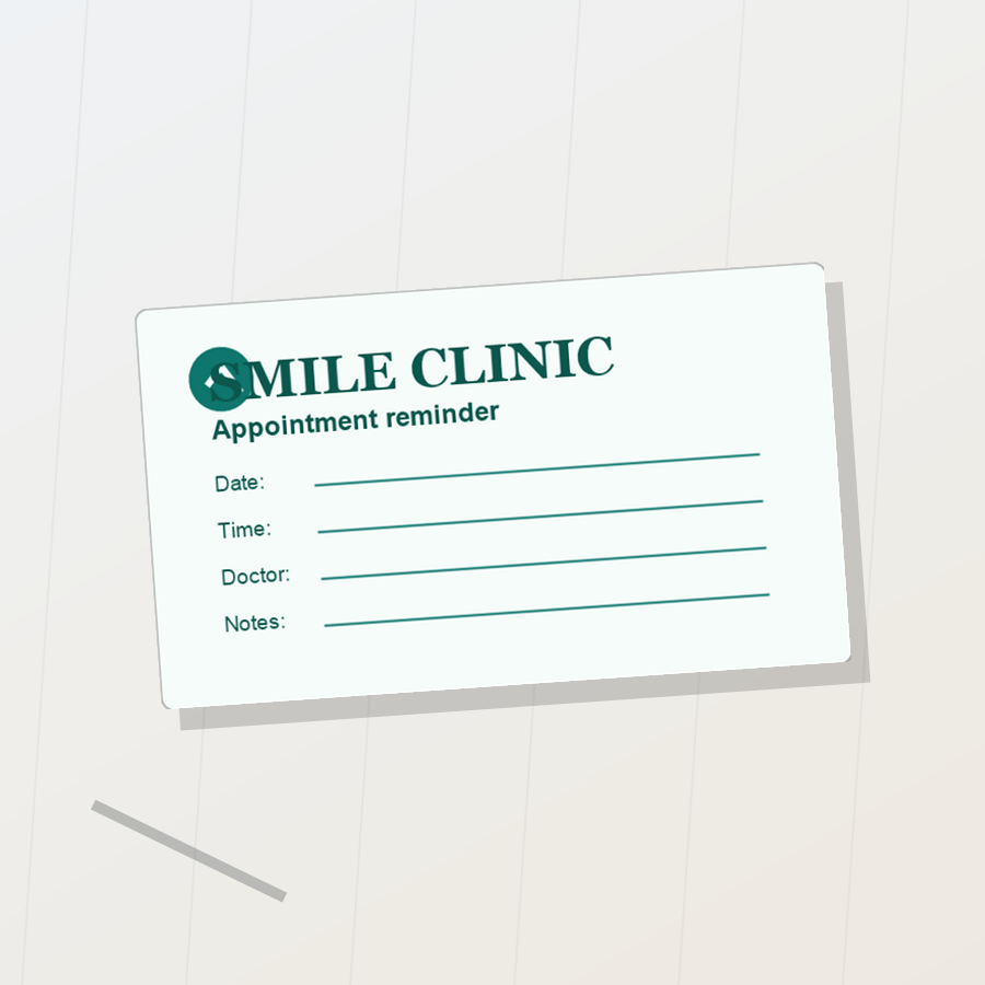 Appointment Cards visiting card mockup