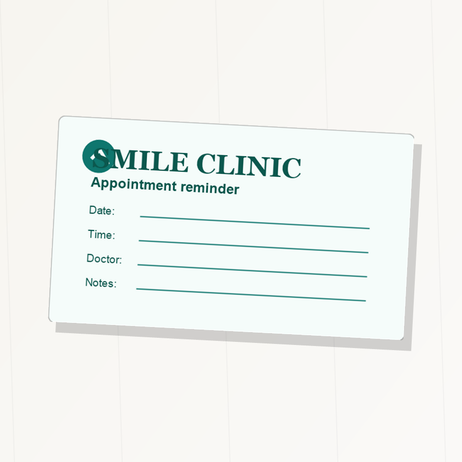 Appointment Cards visiting card main product image