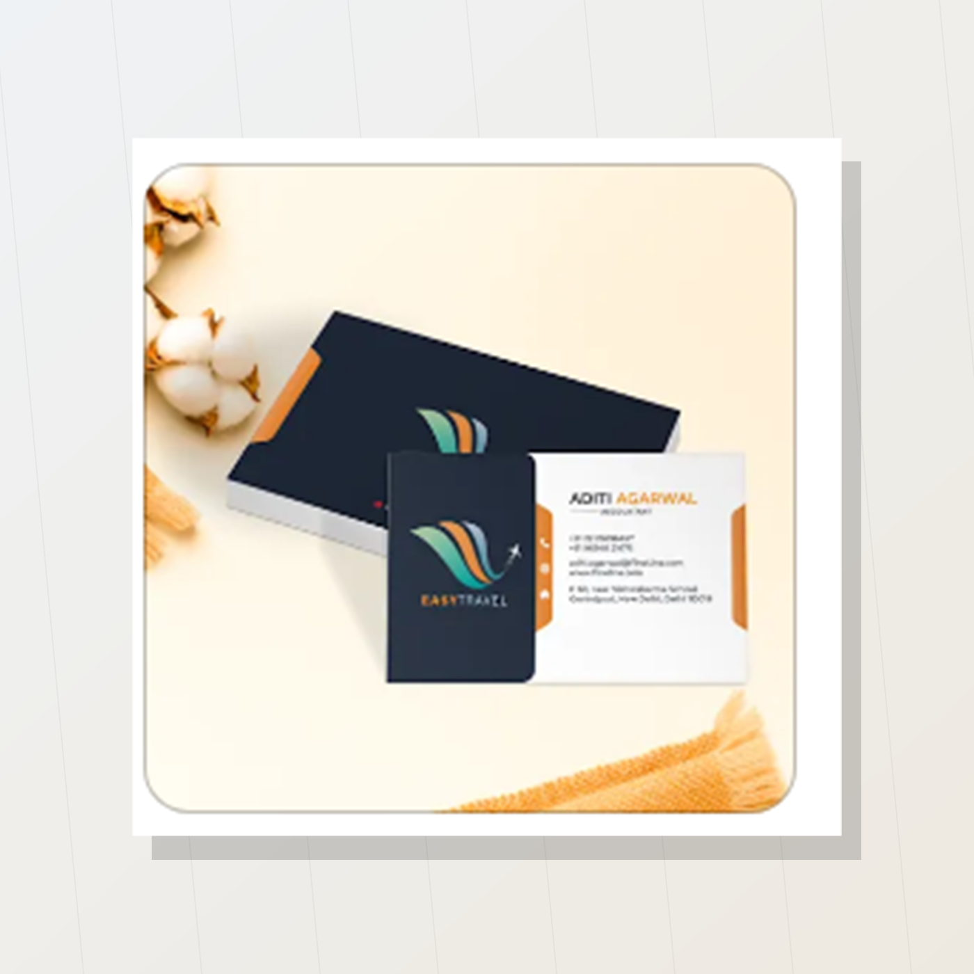 Bulk Visiting Cards visiting card mockup