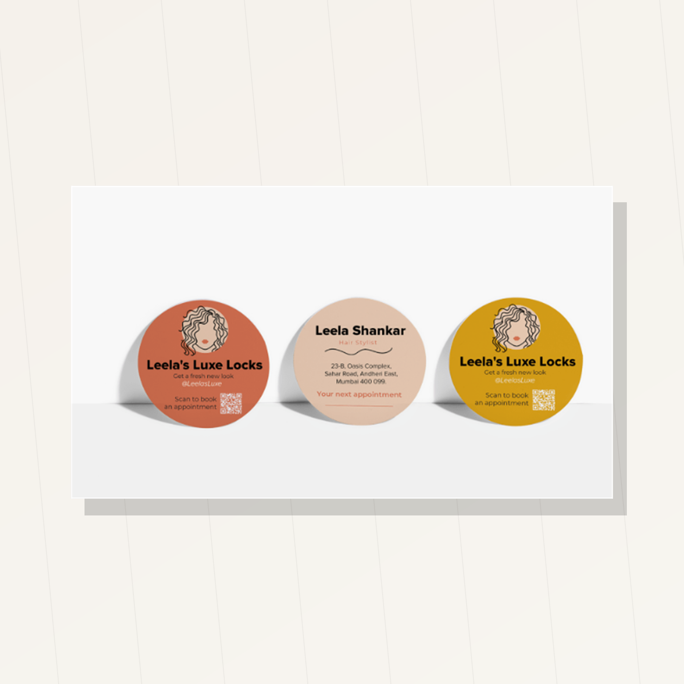 Circle visiting card main product image