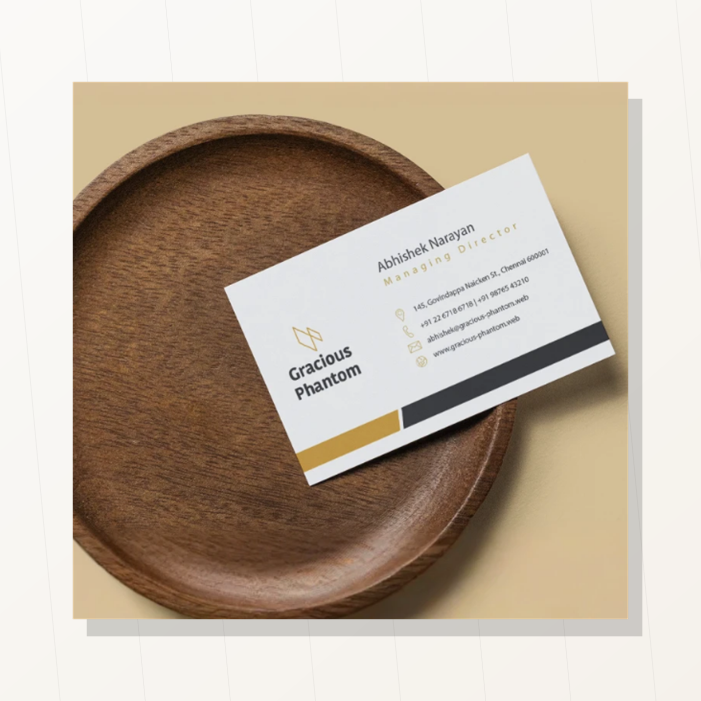 Classic visiting card main product image