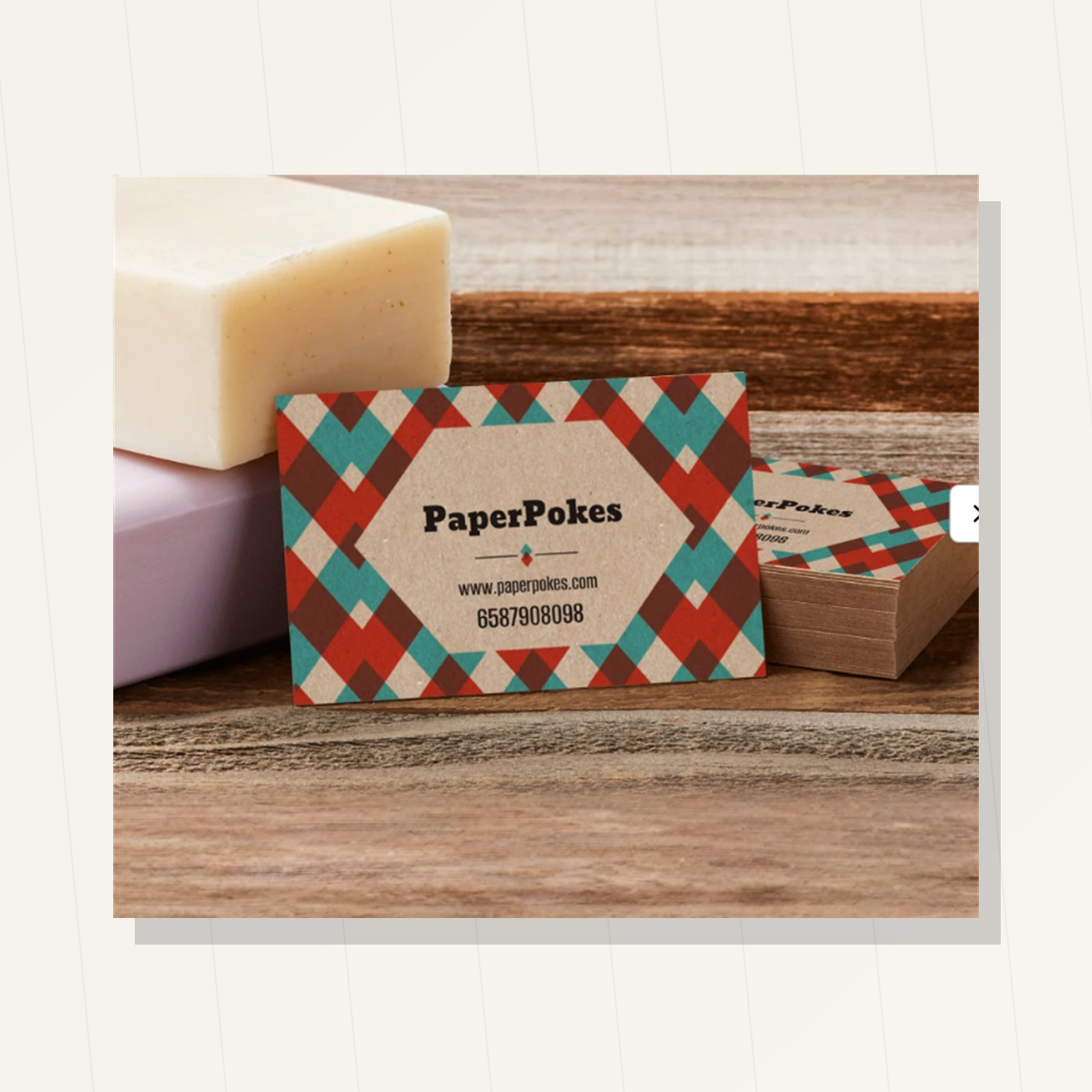 Kraft visiting card main product image