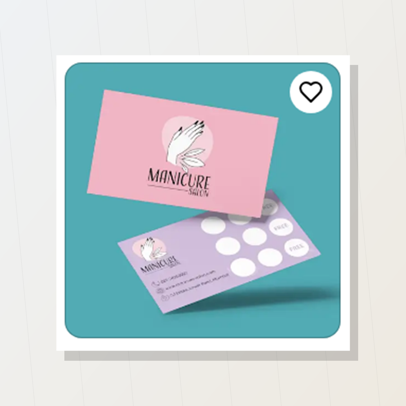 Loyalty Cards visiting card mockup