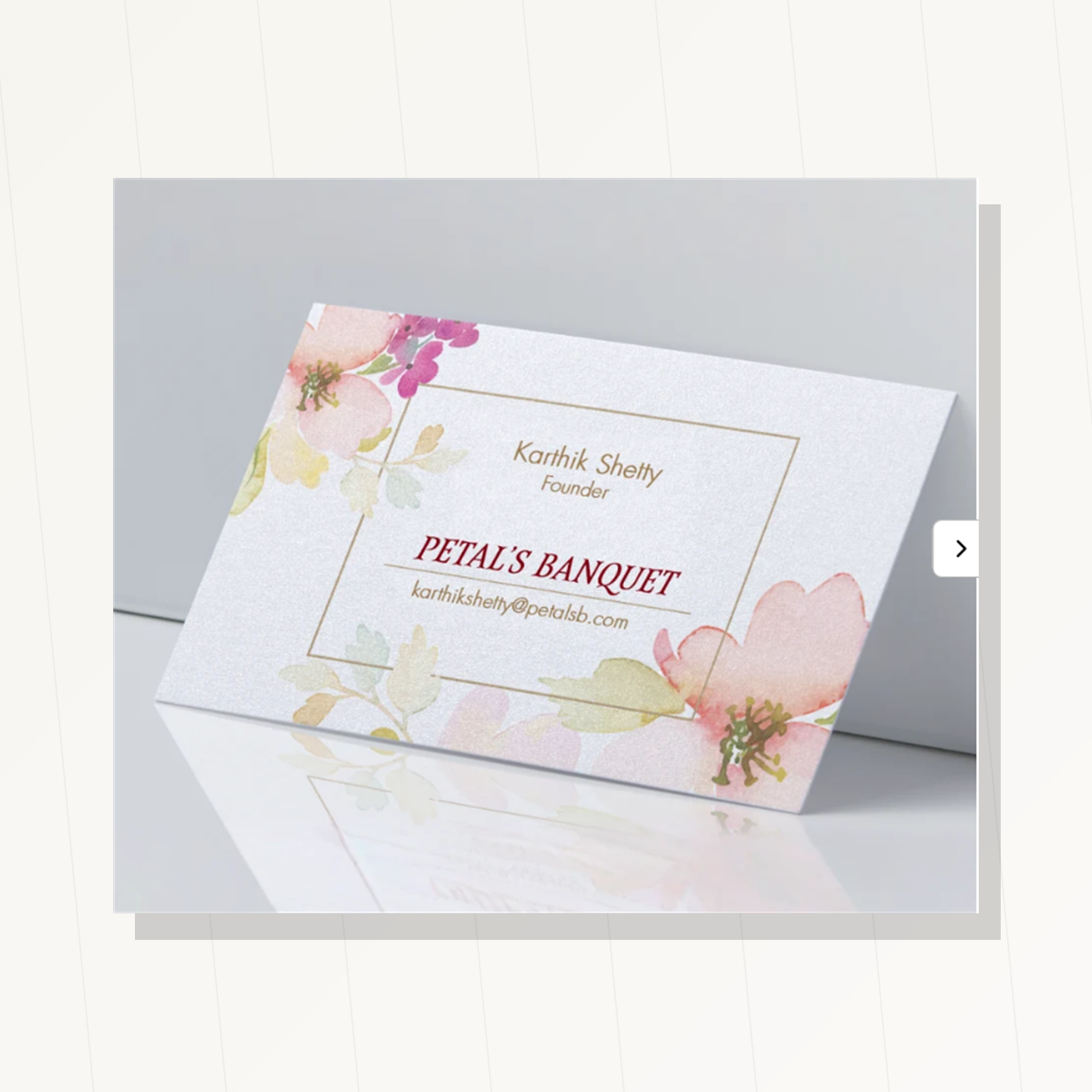 Pearl visiting card main product image