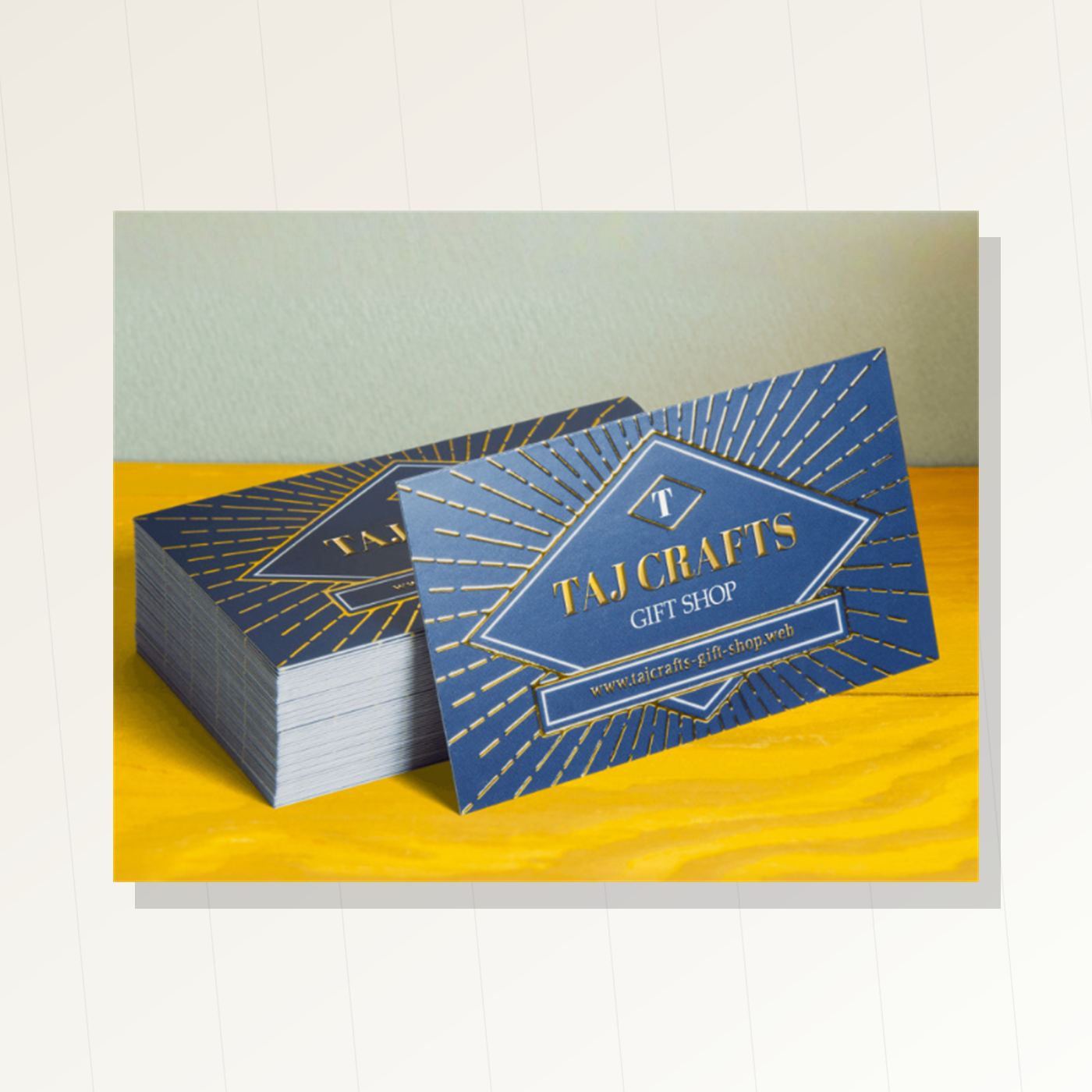 Raised Foil Visiting Cards visiting card main product image