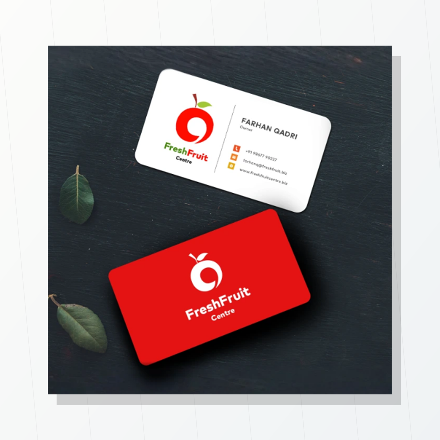 Rounded Corner visiting card main product image